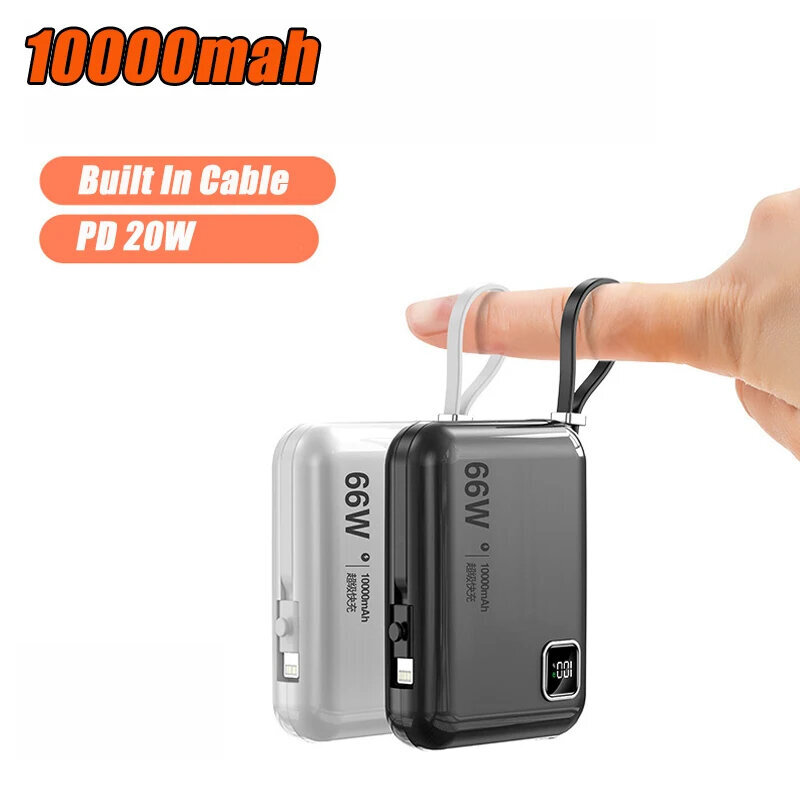 Kahe laadimisega minitoitepank kuni 66 W, 10000 mAh Livman KJ-540 (power bank) hind ja info | Akupangad | kaup24.ee