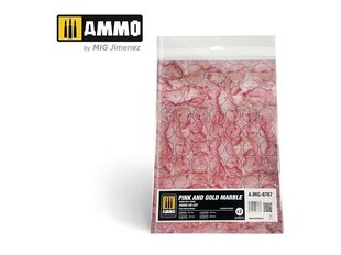 AMMO MIG - материал для моделирования Pink and Gold Marble. Round die-cut for Bases for Wargames 8787 цена и информация | Принадлежности для рисования, лепки | kaup24.ee