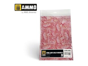 AMMO MIG - modelleerimiseks Pink and Gold Marble. Sheet of marble 8785 hind ja info | Kunstitarbed, voolimise tarvikud | kaup24.ee