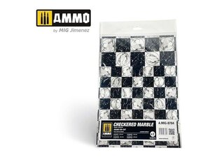 AMMO MIG - материал для моделирования Checkered Marble. Round die-cut for bases for wargames 8784 цена и информация | Принадлежности для рисования, лепки | kaup24.ee