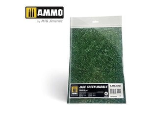 AMMO MIG - modelleerimiseks Jade Green Marble. Round die-cut for bases for wargames 8781 цена и информация | Принадлежности для рисования, лепки | kaup24.ee