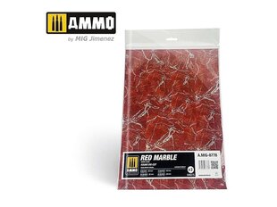 AMMO MIG - материал для моделирования Red Marble. Round die-cut for bases for wargames 8778 цена и информация | Принадлежности для рисования, лепки | kaup24.ee