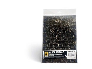AMMO MIG - материал для моделирования Black Marble. Square die-cut marble tiles 8774 цена и информация | Принадлежности для рисования, лепки | kaup24.ee