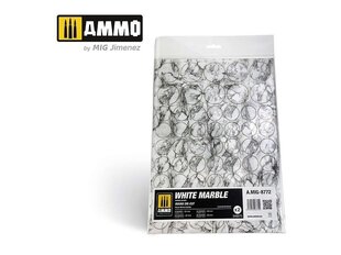 AMMO MIG - материал для моделирования White Marble. Round die-cut for bases for wargames 8772 цена и информация | Принадлежности для рисования, лепки | kaup24.ee