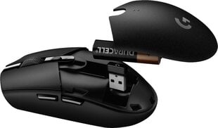 Logitech G305 EER2, must цена и информация | Мыши | kaup24.ee