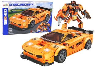 Konstruktor sportauto robot Lean Toys, 343 tk hind ja info | Klotsid ja konstruktorid | kaup24.ee