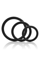 Кольца CALEX TRI-RINGS BLACK цена и информация | Эрекционные кольца, насадки на пенис | kaup24.ee