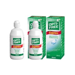 Раствор Для Контактных Линз OPTI-FREE Express 355ml 2 x Бутылки цена и информация | Растворы для контактных линз | kaup24.ee