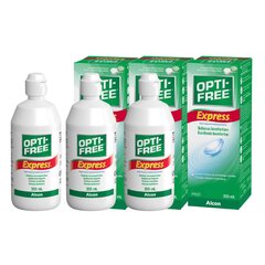 Раствор Для Контактных Линз OPTI-FREE Express 355ml 3 x Бутылки цена и информация | Растворы для контактных линз | kaup24.ee