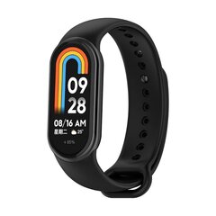 Браслет Xiaomi Mi Band 8 черное цена и информация | Аксессуары для смарт-часов и браслетов | kaup24.ee