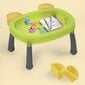 Multifunktsionaalne laud koos tooliga + klotsid 60 tk цена и информация | Laste lauad ja toolid | kaup24.ee