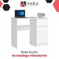 Kirjutuslaud SaraMeble Zuza, valge hind ja info | Arvutilauad, kirjutuslauad | kaup24.ee