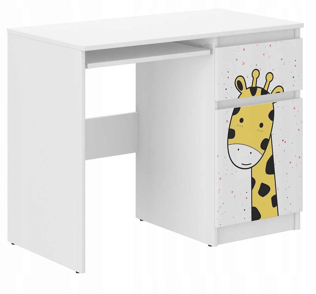 Laste kirjutuslaud Puidust mänguasjad N-33 Giraffe, valge hind ja info | Arvutilauad, kirjutuslauad | kaup24.ee