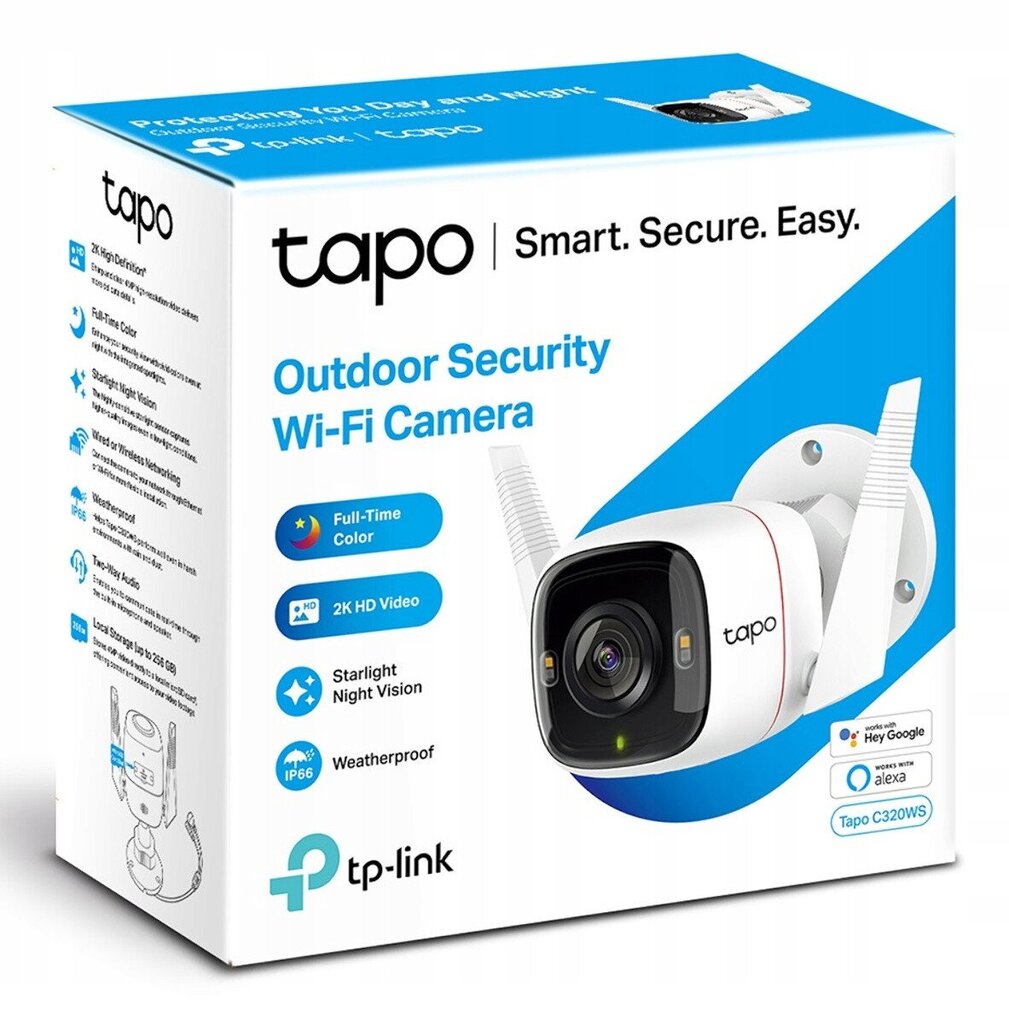 IP kaamera TP-Link Tapo C320WS hind ja info | Valvekaamerad | kaup24.ee