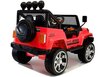 Ühekohaline laste elektriauto Jeep Sport, punane hind ja info | Laste elektriautod | kaup24.ee