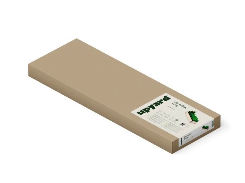 Ratastega lillekast Herbs Box, 1200 x 400 x 195 mm hind ja info | Kasvuhooned | kaup24.ee