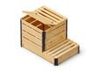 Avadega puidust kompostikast, 520 l, 1200 x 800 x 800 mm цена и информация | Kompostrid, prügikonteinerid | kaup24.ee