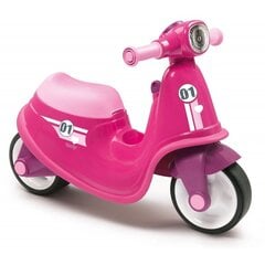 Smoby Różowy jeździk skuter Ciche koła Pink Scooter цена и информация | Drewniana Wieża Piramida Kura Nakładanie Kolorowych Kwadratów LD-15 15276 | kaup24.ee