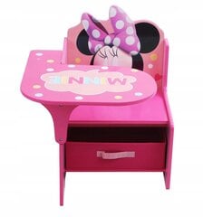 Laste kirjutuslaud Arditex Minnie Mouse, roosa hind ja info | Laste lauad ja toolid | kaup24.ee