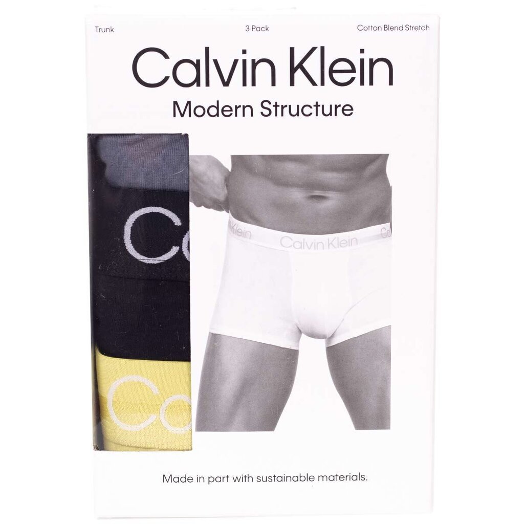 Calvin Klein aluspüksid meestele 80292, erinevad värvid, 3 tk hind ja info | Meeste aluspesu | kaup24.ee