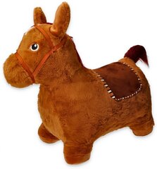 Kummist hobune hüppamiseks, pruun hind ja info | Imikute mänguasjad | kaup24.ee