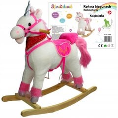 Лошадка качалка, розовая цена и информация | Игрушки для малышей | kaup24.ee