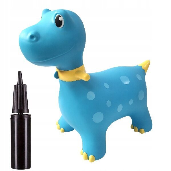 Kummist dinosaurus hüppamiseks Besthurt, 52 x 60 cm, sinine цена и информация | Imikute mänguasjad | kaup24.ee