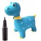 Kummist dinosaurus hüppamiseks Besthurt, 52 x 60 cm, sinine цена и информация | Imikute mänguasjad | kaup24.ee