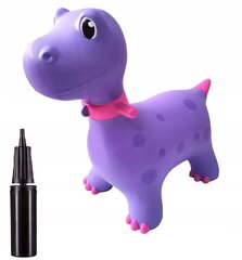 Kummist dinosaurus hüppamiseks Besthurt, 60 cm, lilla цена и информация | Игрушки для малышей | kaup24.ee