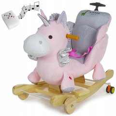 Interaktiivne tugitool - ratastega kiik Kidsee, roosa hind ja info | Imikute mänguasjad | kaup24.ee