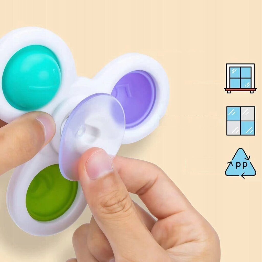 Spinnerid Fidget Spinner, 3 tk hind ja info | Lauamängud ja mõistatused | kaup24.ee