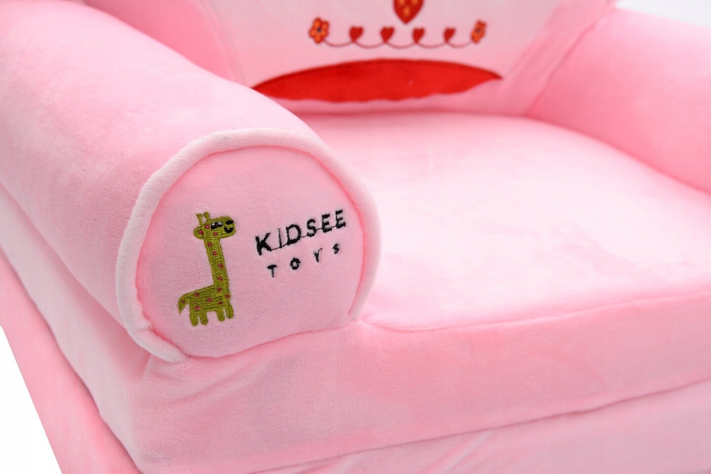 Laste tugitool Kidsee A, roosa hind ja info | Lastetoa kott-toolid, tugitoolid ja tumbad | kaup24.ee