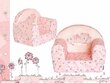 Laste tugitool Fortisline Bear, roosa цена и информация | Lastetoa kott-toolid, tugitoolid ja tumbad | kaup24.ee