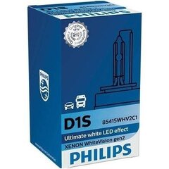 Pirn PHILIPS D1S 5000k Xenon White VISION GEN2 цена и информация | Автомобильные лампочки | kaup24.ee