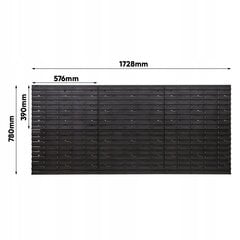 Tööriistalaud 78 cm x 172,8 cm цена и информация | Ящики для инструментов, держатели | kaup24.ee