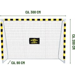 футбольные ворота с сеткой 300x200x90 см цена и информация | Футбольные ворота и сетки | kaup24.ee
