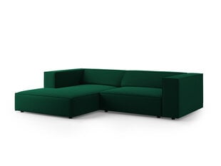 Polsterdatud nurgas Cosmopolitan Design Arendal 3, roheline hind ja info | Nurgadiivanid ja nurgadiivanvoodid | kaup24.ee