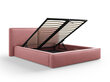 Voodi Cosmopolitan Design Arendal, 160x200cm, roosa цена и информация | Voodid | kaup24.ee