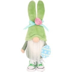 карликовый, заяц, 25 см, зеленый цена и информация | Праздничные декорации | kaup24.ee