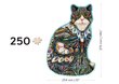 Puidust pusle "The Jeweled Cat" Wooden Puzzle 250 tk hind ja info | Pusled | kaup24.ee