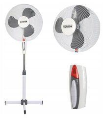 Большой электрический напольный вентилятор, 3 скорости, 60 Вт Gordon цена и информация | Вентиляторы | kaup24.ee