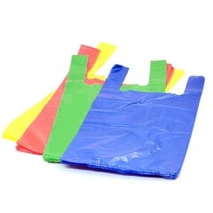 HDPE sangadega kotid, 300x550mm, 100tk, erinevad värvid hind ja info | Kirjatarbed | kaup24.ee
