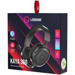 Lorgar Kaya 360, Black цена и информация | Наушники | kaup24.ee