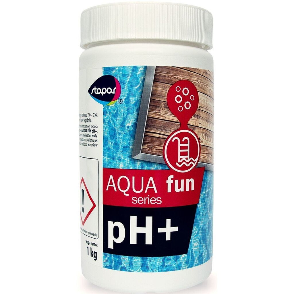 Vee pH tõstja Aqua Fun, 1 kg hind ja info | Basseini puhastusvahendid | kaup24.ee