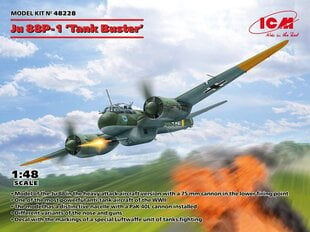 Liimitav mudel ICM 48228 Ju 88P-1 Tank Buster 1/48 цена и информация | Склеиваемые модели | kaup24.ee