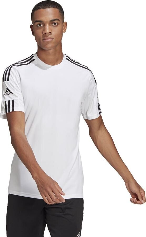 Jalgpallisärk Adidas Squadra 21 JSY, XXL, valge hind ja info | Jalgpalli varustus ja riided | kaup24.ee