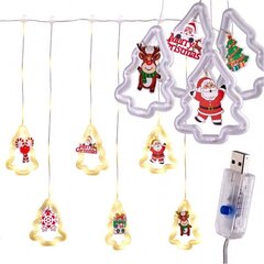 LED Kalėdų eglutės paveikslėlio uždangos lemputės 3 m 10 USB lempučių цена и информация | гирлянда, 10 вел 4 см | kaup24.ee