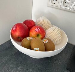 Чаша для фруктов в современном стиле, белая цена и информация | Посуда, тарелки, обеденные сервизы | kaup24.ee