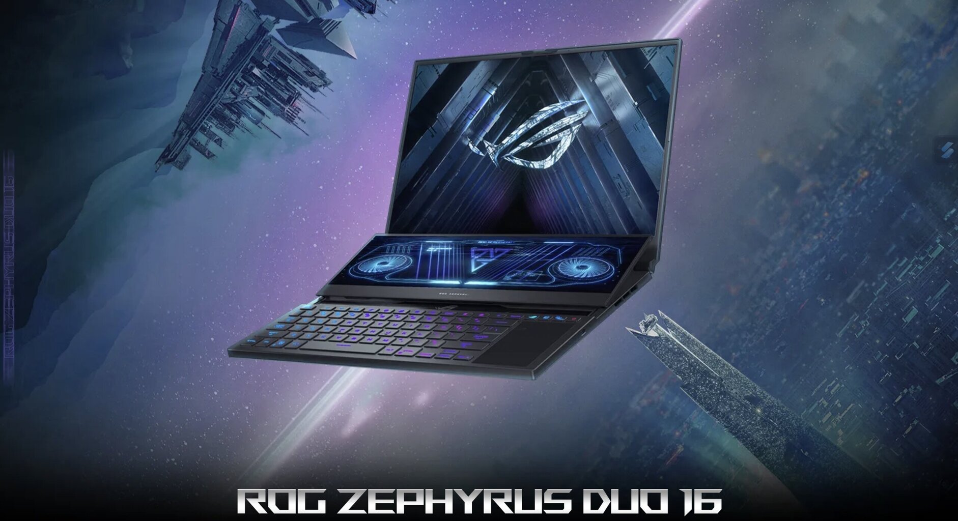 ASUS ROG Zephyrus Duo 16, QHD+, 165Hz, Ryzen 9, 64GB, 2TB, RTX3080Ti hind ja info | Sülearvutid | kaup24.ee