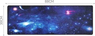 Hiirematt XXL, Galaxy 88 x 30 cm цена и информация | Мыши | kaup24.ee